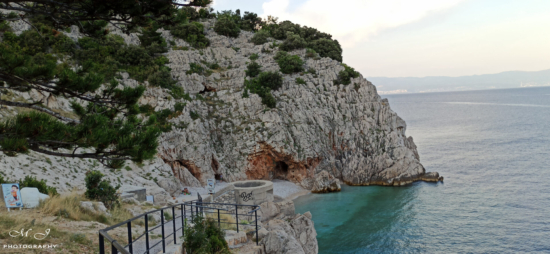 Plaža Brseč - Klančac